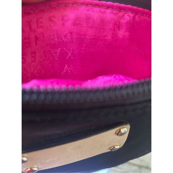 Kate Spade New York Kennedy Park Tess Crossbody Bag Black Nylon Leather - Picture 5 of 12